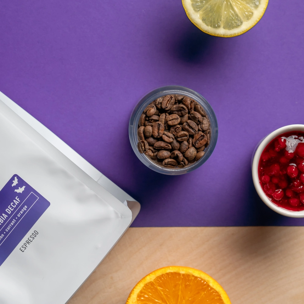 Profil smakowy Kolumbia Decaf Espresso